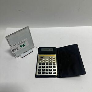 [M52_4N] operation goods CASIO number calculator fx-210 manual box attaching notebook type retro Casio (240523)j