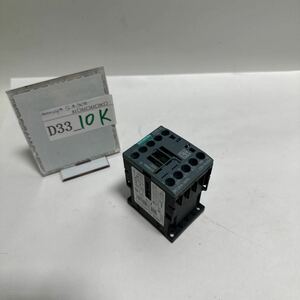 「D33_10K」シーメンス 電磁接触器 230 V ac 3極 3RT2シリーズ, 3RT2016-1AP01 現状出品(240530)