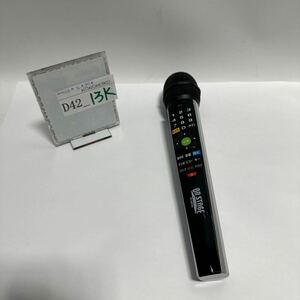 「D42_13K」ON STAGE オン・ステージ パーソナルカラオケ 用マイクロフォンのみ　PK-NE01W 通電確認済 現状品ΣC52848 (240530)