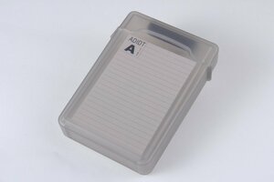 3.5 -inch HDD storage case SSD storage ( transparent gray )