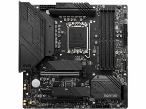 未使用に近い MSI MAG B660M MORTAR DDR4 マザーボード Intel B660 LGA 1700 Micro ATX メモリ最大128G対応 保証あり　