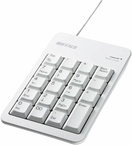  Buffalo BUFFALO проводной цифровая клавиатура Tab ключ USB ступица имеется белый 