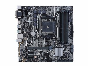 美品 ASUS PRIME B350M-A マザーボード AMD B350 Socket AM4 Micro ATX メモリ最大64G対応 保証あり　