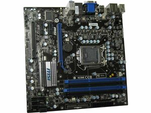 MSI H55M-P32 マザーボード Intel H55 LGA 1156 MicroATX メモリ最大16G対応 保証あり　