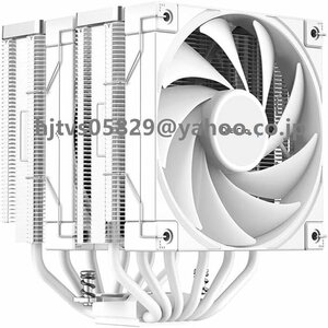 Deepcool AK620 交換修理用CPUファン空冷 高性能デュアルタワー 6本ヒートパイプ CPUクーラー Intel/amd対応 ホワイト