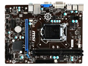 美品 MSI H81M-P33 マザーボード Intel H81 LGA 1150 MicroATX メモリ最大16G対応 保証あり　