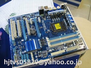 GIGABYTE GA-P55-USB3 ザーボード Intel P55 LGA 1156 ATX メモリ最大16G対応 保証あり　