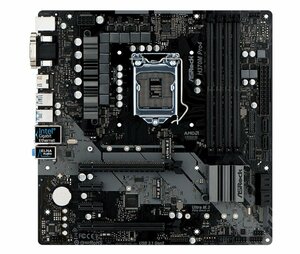 美品 ASRock H370M Pro4 マザーボード Intel H370 LGA 1151 Micro ATX メモリ最大128G対応 保証あり　