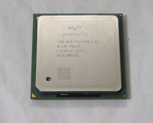 Intel Pentium4 SL63X 1.80GHz 512/400/1.5V　Northwood Socket478