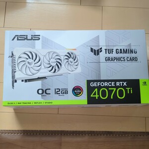 ASUS TUF Gaming GeForce RTX 4070 Ti ホワイト OC エディション(TUF-RTX4070TI-O12G-WHITE-GAMING) 【送料込】