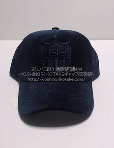 ■ヨシノリコタケのバーニーズニューヨーク限定ベロア・キャップ（紺）■新品タグ付の正規品■YOSHINORI KOTAKE