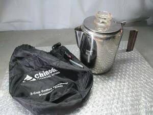 【■アウトドアでのコーヒー　Porclator　3-cup coffee】★ USED くわしくありません 画像のお品です 