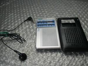 【■SONY ICF-T55V　TV、FM、AMラジオ 　動作OK　送料140円】★ 