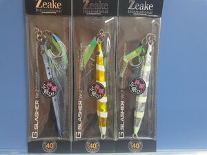 Zeake ジーク　Gスラッシャー Ver.2　グラシリススラッシャー　40g 3個　極細　ぶっ飛び