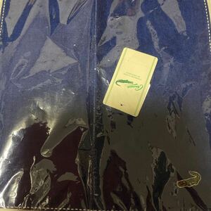  crocodile now . production towel handkerchie navy blue color 300 jpy!