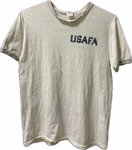 チャンピオン　USAFA ビンテージTシャツ　champion リンガーネック　ヴィンテージTシャツ