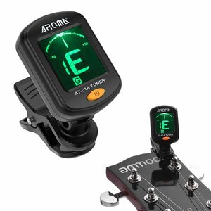  digital clip-on electric tuner guitar black matic base violin ukulele universal portable folding tuner guitar accessory 