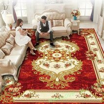 LD251☆カーペット 高級で快適である 家庭用カーペット/玄関マット 長方形 ペルシャ絨毯 滑り止め付 160*230cm A46_画像1