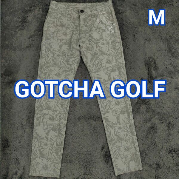 GOTCHA GOLF ガッチャ ゴルフ ゴルフパンツ ドライスウェット ストレッチ グレー色 メンズ Mサイズ