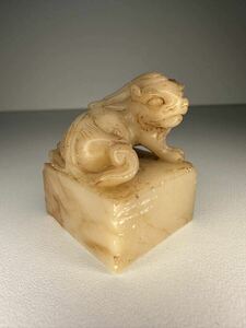 [...] seal stock .. China fine art . mountain stone old seal stock Tang thing old .