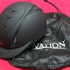 乗馬 OVATION オベーション ヘルメット ブラック SMサイズ 表記52-56 乗馬用品 管理6R0507I-F4の画像1