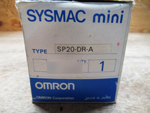 未使用保管品 Omron オムロン プログラマブル コントローラー Sysmac mini SP20-DR-A プログラム 管理6M0512D-B6_画像8
