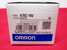 未使用品 OMRON オムロン 小型トータルカウンタ H7EC-NV 管理6E0513A-YP_画像2