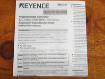 未使用品 KEYENCE キーエンス KV-C32TC 出力ユニット 管理6E0518M-A01_画像6