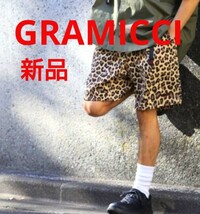 新品未開封★GRAMICCI グラミチ シェル パッカブル ナイロンショーツ ショートパンツ レオパード 豹柄 M フリークス 国内正規品_画像1