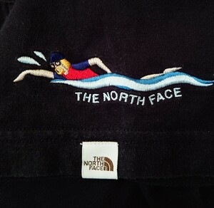 THE NORTH FACE★ザノースフェイス ホワイトレーベル レア！ スイミング 水泳 立体刺繍 ポケット Tシャツ L 