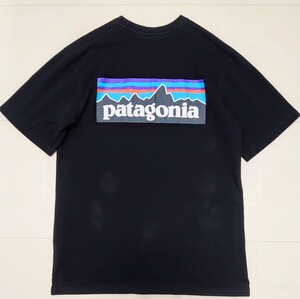 patagonia★P-6 Logo Responsibili-Tee パタゴニア レスポンシビリティ ロゴ Tシャツ 半袖 メンズ ブラック