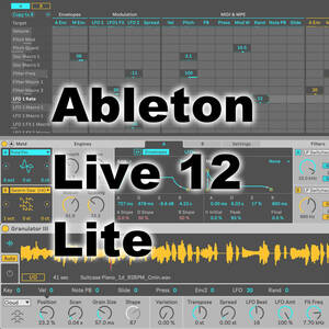 Ableton Live 12 Lite download version newest version unused serial regular goods registration possible Mac/Win correspondence 