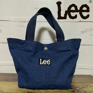 Lee ミニ　トートバッグ　かばん　デニム　リー　バッグ　バック　お弁当袋　