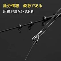 トップガイド ロッドガイド 18個セット ステンレス 釣り竿穂先 交換 修理キット (内径1.0mm～2.0mm_画像5