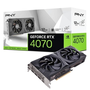 納品書・保証書有 GeForce RTX4070 12GB GDDR6X VERTO STANDARD DUAL FAN VCG407012DFXPB1 PNY 美品 グラフィックボード