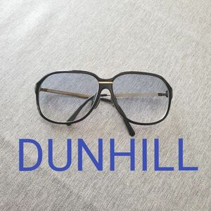 DUNHILL　ダンヒル　メガネ　メンズ　ビンテージ　ブラック＆ゴールド　サングラス　