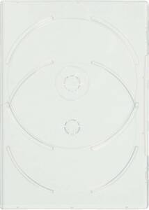 エレコム トールケース DVD BD 対応 スリム 2枚収納 10個セット CCD-DVDS06CR