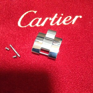 Cartier original 1 koma regular Cartier SS piece men's Roadster width 18mm extension 16.5mm length 21mm belt bracele adjustment stainless steel 02