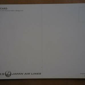 JAL 日本航空 ハワイ,ホノルル【ワイキキビーチ〜ダイヤモンドヘッド】絵葉書の画像3