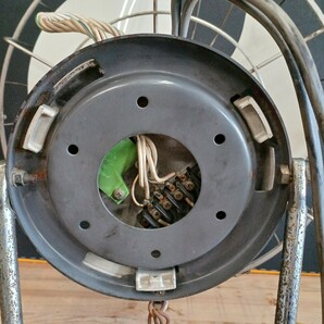 三菱電機 サイクルファン CY40-F7 扇風機 天井扇 羽根径40cm 昭和レトロ 1983年製 未チェック現状品 の画像7