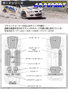 LAILE レイル リアロアアームガード ランサー エボリューションI CD9A 1992/10～1993/12