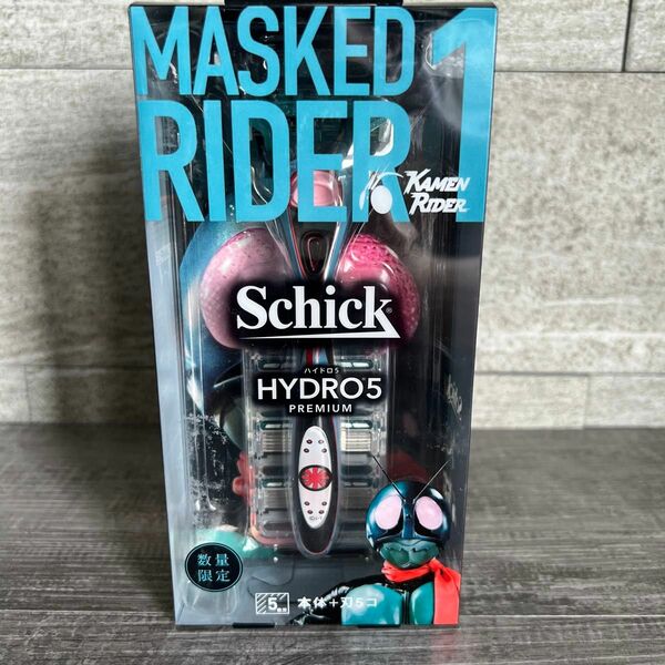 Schick (シック) シック Schick ハイドロ5プレミアム 仮面ライダー1号ホルダー (本体+刃5コ)