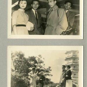 29★佐田啓二・有馬稲子・リンタイ・岸恵子『東京－香港 蜜月旅行』映画スチール写真13枚★の画像2