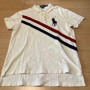 国内正規品 ポロ ラルフ・ローレン 半袖ポロシャツ CUSTOM FIT Lサイズ 綿100% KK-RL-KM0273 POLO RALPH LAUREN (240509(