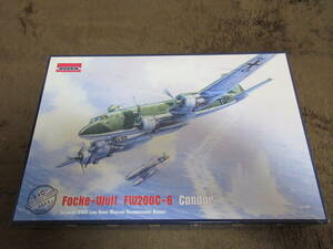 1/144　ローデン製キット　Fw200C-6(コンドル）「一部組み立て中」