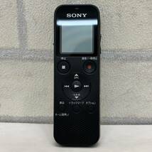 良品 SONY ソニー ICレコーダー ICD-PX470F ボイスレコーダー 黒 ブラック 電池おまけ_画像2