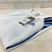 新品 タグ付き アディダス 半袖Tシャツ CB343 CLIMA LITE 白 ブルー 青 メンズ S_画像7