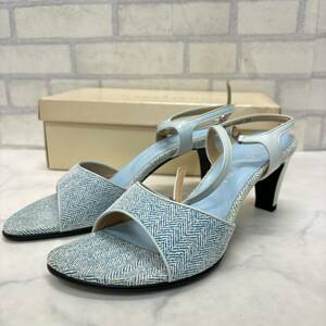  new goods unused made in Japan Trussardi sandals light blue blue blue 23. lady's box attaching 