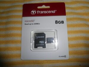 Transcend microSDHC CARD 8GB Class10 TS8GUSDHC10 NO2