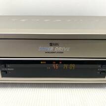 【メンテナンス済み】高画質 パナソニック S-VHSビデオデッキ NV-SX550 新品ゴムベルト交換済み 3次元DNR TBC搭載 古いVHSもキレイに再生！_画像3